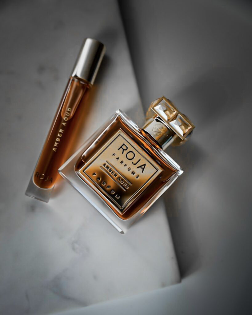رایحه و نتهای عطر Amber Aoud روژا