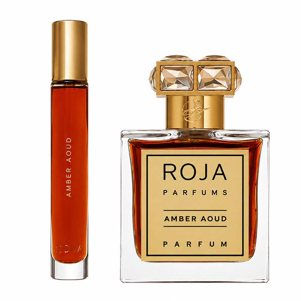 تراول ست روژا Amber Aoud ـ Parfum ـ زنانه و مردانه ـ 50ml + 10ml
